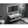 Marble decorative washbasin with two basins 140/120 cm