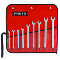 9 Piece Full Polish Metric Combination Wrench Set - 12 Point