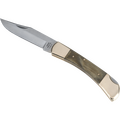 سكين مقاس 3-3/4 بوصة بقفل مع غلاف جلدي