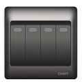 Rival 10A Quad Switch - Gray Black