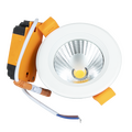 Submersible ceiling light 14 cm 15 watts COB LED cup - yellow color