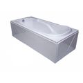 حوض استحمام rimini 180*80*35 cm complete Acrylic Bathtub