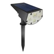 Solar Powered Waterproof LED Spotlight Dusk Till Dawn Lighting for Garden, Pathway, Yard, Yard Building - Yellow (5W)