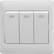 Rival Switch 10A Tri-Dimensional - White
