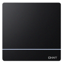 Single 10A Panorama Switch - Black