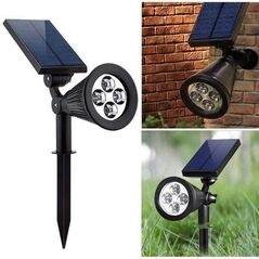 Solar Powered Lights, Water Resistant, Auto On/Off, Used As Exterior Light, For Walls, Garden, Driveway Parking Lot (Multi-Color), HAKOS