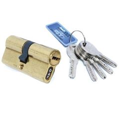 Computer Keys Cylinder Lock (Gold Plated)