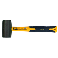 TUF-FIX, Rubber Hammer 24Oz-675g Fiber Handle
