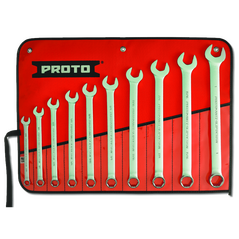 10 Piece Satin Combination ASD Wrench Set - 6 Point