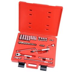 3/8" Drive 33 Piece Combination Socket Set - 12 and 8 Point