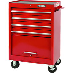 440SS 27" Roller Cabinet - 4 Drawer, Red