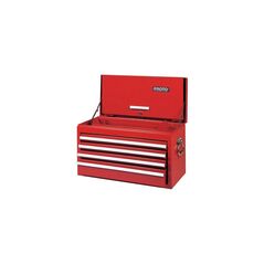 440SS 27" Top Chest with Drop Front - 4 Drawer, Red