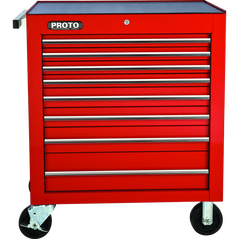 450HS 34" Roller Cabinet - 8 Drawer, Red