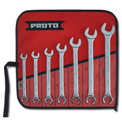 7 Piece Combination Flare Nut Wrench Set - 6 Point