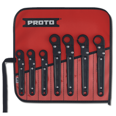 7 Piece Ratcheting Flare Nut Wrench Set - 12 Point