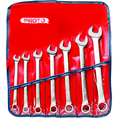 7 Piece Satin Combination ASD Wrench Set - 12 Point