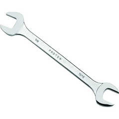 Extra Thin Satin Open-End Wrench - 1/2" x 9/16"