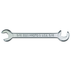 Short Satin Angle Open-End Wrench - 5/16"