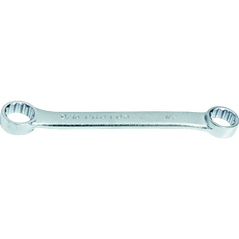 Short Satin Double Box Wrench 3/8" x 7/16" - 12 Point