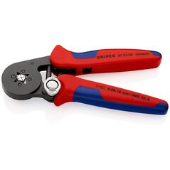Self-Adjusting Crimping Pliers for wire end sleeves with lateral access burnished 180 mm