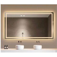 Three-color LED mirrors, size 120 * 70 cm