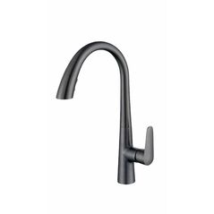 Kitchen Mixer Pull Head Concealed Black