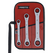 3 Piece Ratcheting Box Wrench Set - 12 Point
