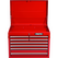 صندوق أدوات يفتح من الأعلى بـ 8 أدراج امامية مقاس 27 بوصة - أحمر
