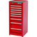 440SS Side Cabinet - 9 Drawer, Red