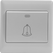 Rival 10A Single Bell Switch - White