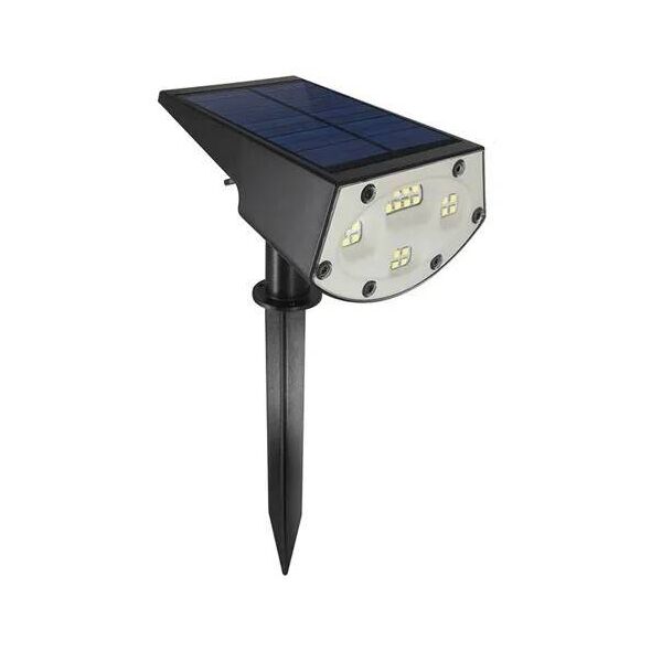Solar Powered Waterproof LED Spotlight Dusk Till Dawn Lighting for Garden, Pathway, Yard, Yard Building - Yellow (5W)