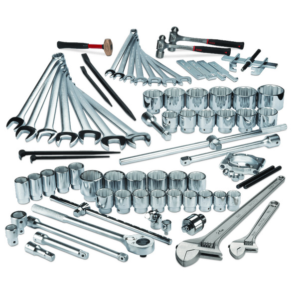 71 Piece Master Heavy Equipment Set With Roller Cabinet J453441-8RD