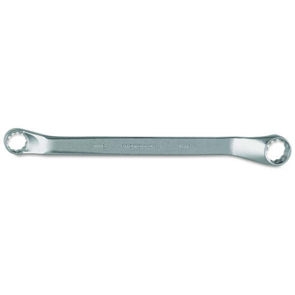 Satin Deep Offset Double Box Wrench 11/16" x 13/16" - 12 Point