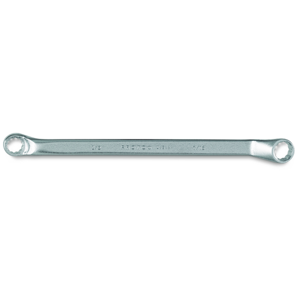Satin Deep Offset Double Box Wrench 3/8" x 7/16" - 12 Point
