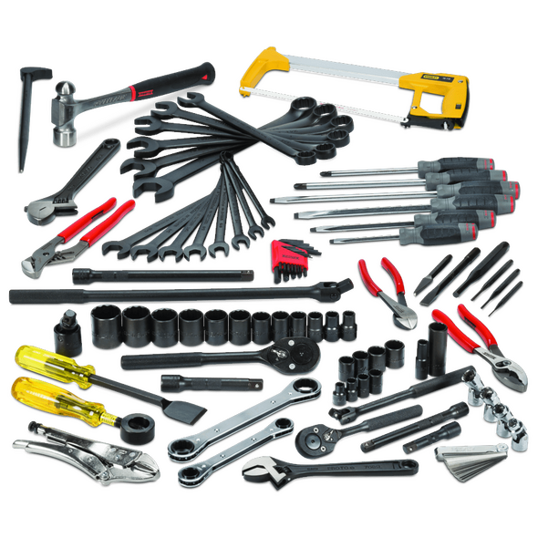 89 Piece Railroad Machinist's Set with Tool Box