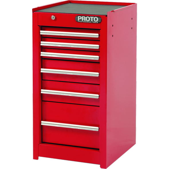 440SS Side Cabinet - 6 Drawer, Red