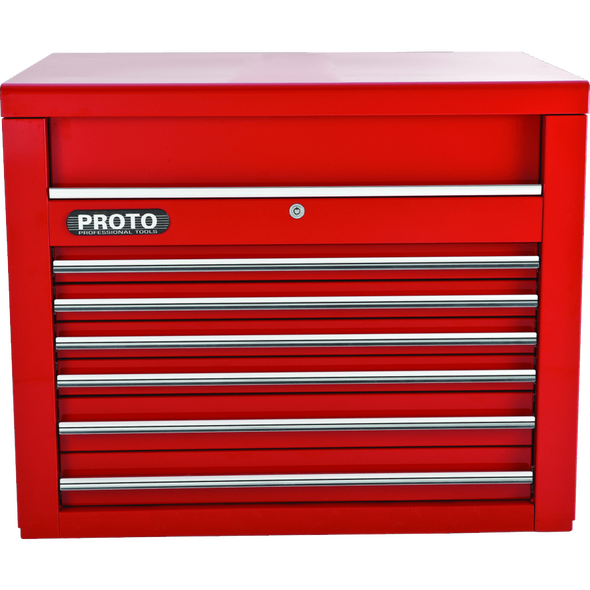 450HS 34" Top Chest - 6 Drawer, Red