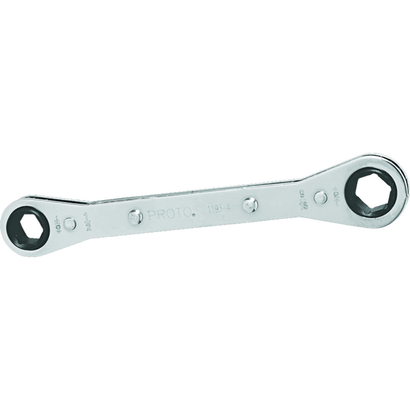 Double Box Ratcheting Wrench 1/4" x 5/16" - 6 Point