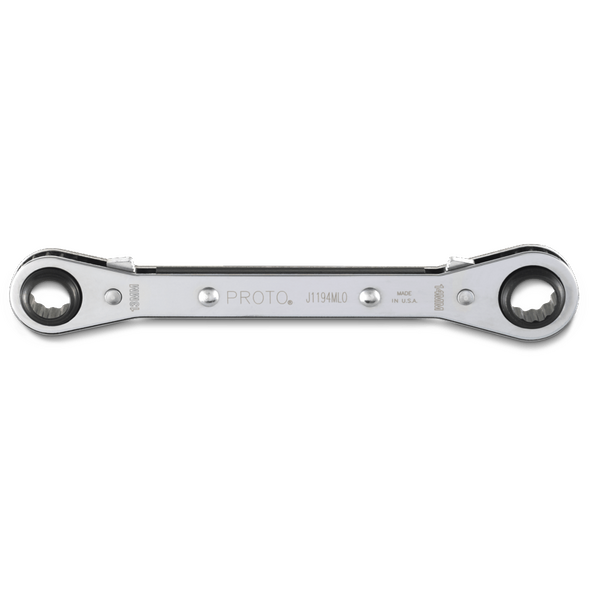 Double Box Reversible Ratcheting Wrench 13 x 14 mm - 12 Point