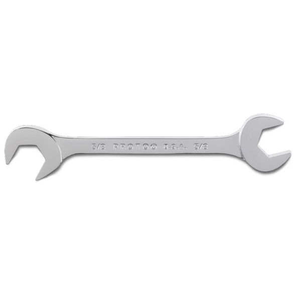 Full Polish Angle Open-End Wrench - 5/8"