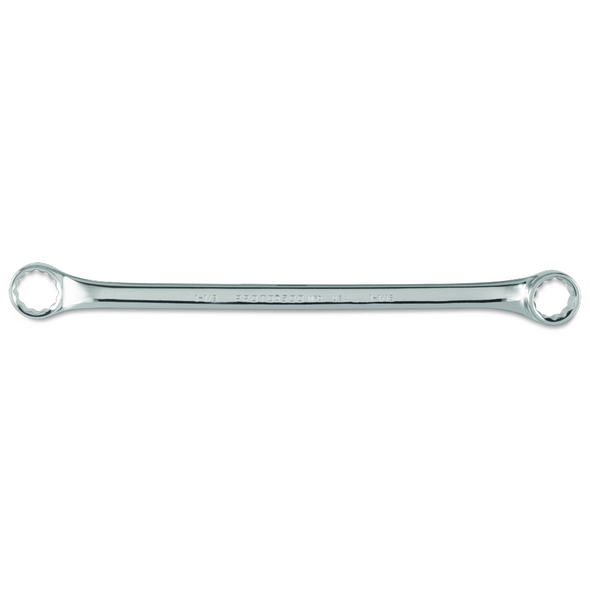 Full Polish Offset Double Box Wrench 1-1/16" x 1-1/8" - 12 Point