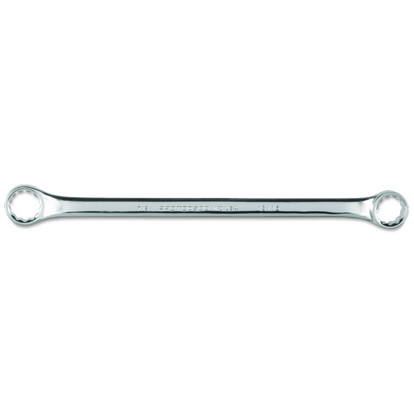 Full Polish Offset Double Box Wrench 13/16" x 7/8" - 12 Point