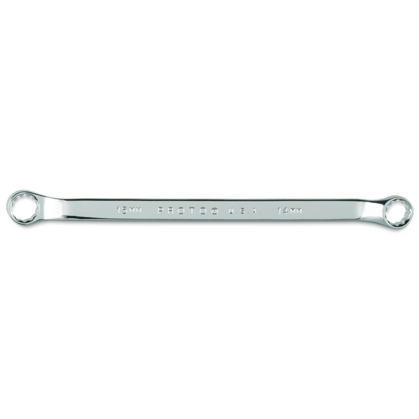 Full Polish Offset Double Box Wrench 14 x 15 mm - 12 Point