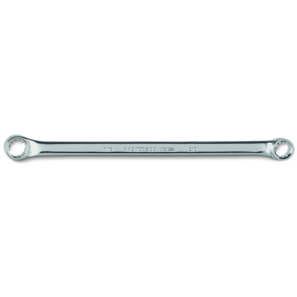Full Polish Offset Double Box Wrench 3/8" x 7/16" - 12 Point