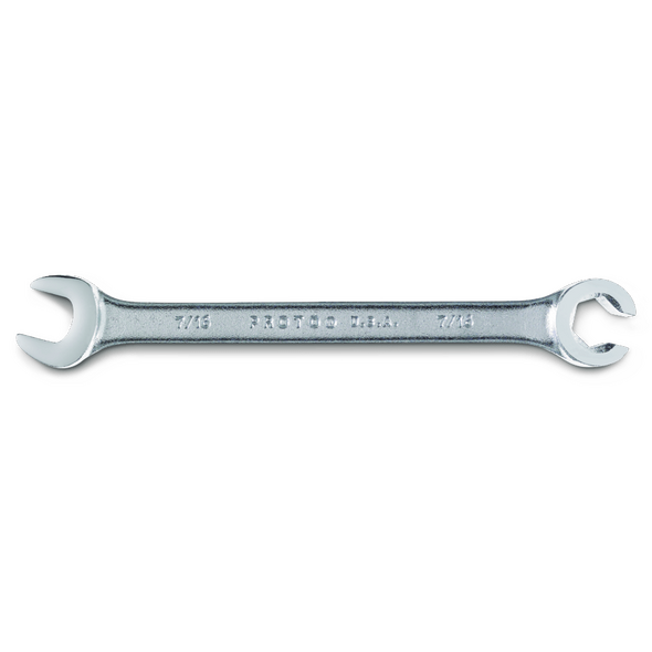Satin Combination Flare Nut Wrench 7/16" - 6 Point