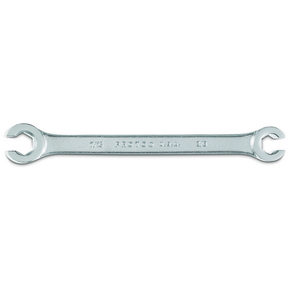 Satin Flare-Nut Wrench 3/8" x 7/16" - 6 Point