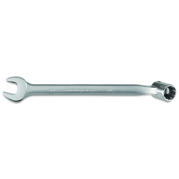 Satin Combination Flex-Head Wrench 3/4" - 12 Point