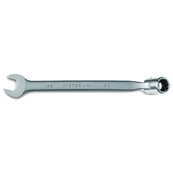 Satin Combination Flex-Head Wrench 5/8" - 12 Point