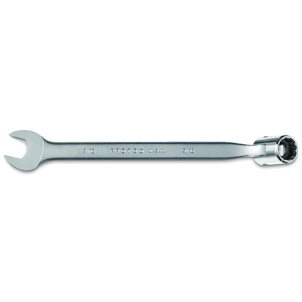 Satin Combination Flex-Head Wrench 7/8" - 12 Point