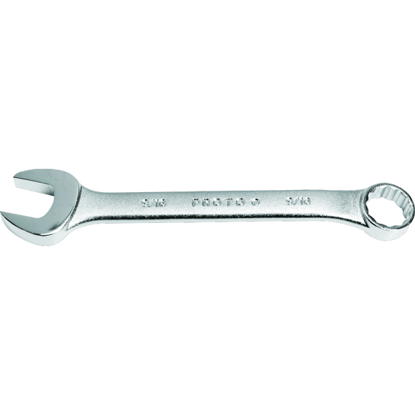 Satin Short Combination Wrench 1/2" - 12 Point